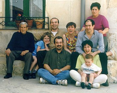 Horten, Saioa, Iaki, Asun, Begoa, Aitor, Loli y Gorka
