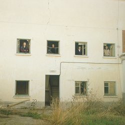 Interior del Cuartel, abandonado en la actualidad