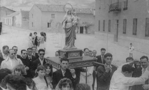 Virgen que regal la seora Eusebia del Olmo